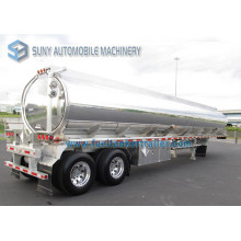 High Capacity DOT Ellipse Dois Eixos Oil Tank Trailer 38000L Sem Pintura